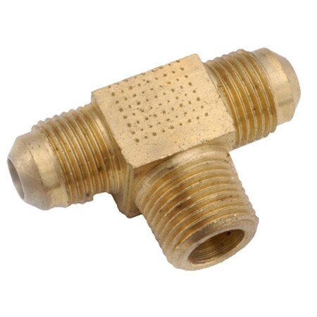 Gizmo 54045-0608 .38 x .5 in. Male Pipe Metals Brass Tube Fitting Tee GI568676